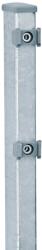  Oszlop kétrudas, hálós kerítéspanelhez, horganyzott, 220 cm (041067)
