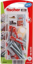 Fischer Dübel 8 mm x 40 mm takarómatricával (535959)