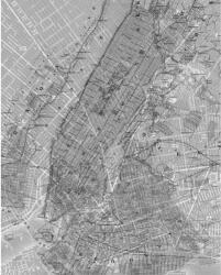 Komar vlies fotótapéta NYC Map 200 cm x 250 cm