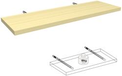  Lebegő polc juhar 80 cm x 25 cm x 2, 5 cm