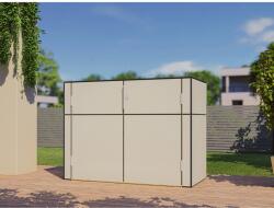 Bertilo HPL Sideboard kerti szekrény 155 cm x 75 cm x 116 cm Szürke FSC