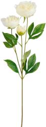 MICA művirág bazsarózsa 67 cm krémszínű