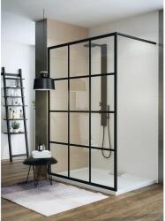 WASSERBURG VETRO Black Walk-in fal 8 mm 120 cm x 200 cm
