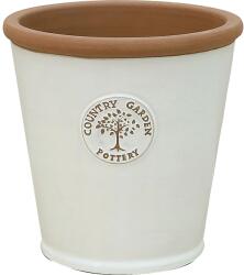  Country Garden Pottery kerámia virágcserép krémszínű 38 cm x 38 cm x 35 cm