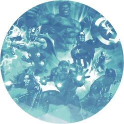 Komar nemszőtt fotótapéta Dot Avengers Blues Power öntapadó átmérő 125 cm