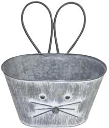 Boltze virágcserép 11, 5 cm x 15, 5 cm x 21 cm cink