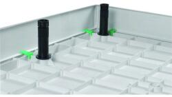  Előlap JUPITER 90/120 aszimmetrikus SMC zuhanytálcához fehér