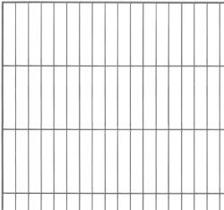  Egyrudas hálós kerítéspanel antracit 50 cm x 200 cm (043318)