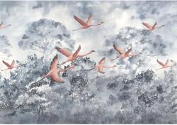 Komar vlies fotótapéta Flamingos in the Sky 400 cm x 280 cm