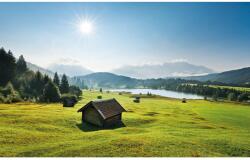 Komar Vlies fotótapéta Bergwiese vor Karwendel 450 cm x 280 cm
