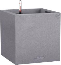 Lechuza Canto Stone 30 low kockakaspó kőszürke 30 cm x 30 cm