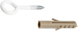 LUX-TOOLS LUX szemescsavar 3, 3 mm x 25 mm fehér 6 darab (483761)