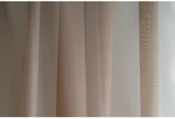  Fényáteresztő voile 11101 180 cm magas világosbarna méteráru (74165)