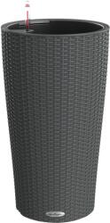 Lechuza Cilindro Cottage gránit oszlopkaspó 23 cm átmérő öntözőrendszerrel