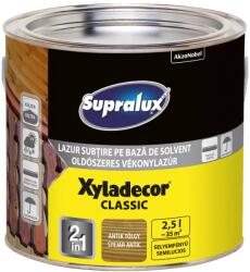 Supralux vékonylazúr Xyladecor Classic 2, 5 l antik tölgy (5185817)