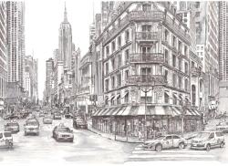 Komar vlies fotótapéta Downtown 350 cm x 250 cm