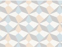  A. S. Création Designbook fátyoltapéta bézs-kék-ezüst origami (37966)