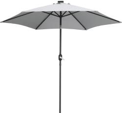  Wando napernyő 270 cm átmérő szürke hajtókarral és LED világítással