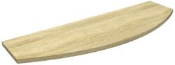  Ovális laminált polc sonoma tölgy 80 cm x 25 cm x 1, 8 cm
