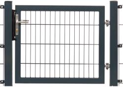  Egyszárnyú kapu Premium kétrudas panelkitöltés antracit keret 200 cm x 100 cm (041309)