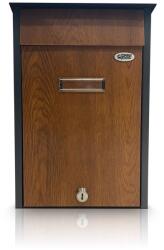 GST Tresor Postaláda kültéri Posta I. Antracit- Aranytölgy
