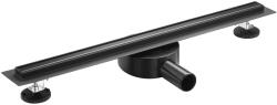 Sanotechnik SLIM zuhanyfolyóka 60 cm matt fekete