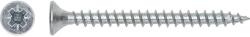 Süllyesztett fejű univerzális csavar PZ-behajtás 4 mm x 12 mm 25 darab (485871)