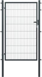 Floraworld egyszárny kapu kétrudas hálós kerítéspanel antracit 160 cm x 120 cm (043476)