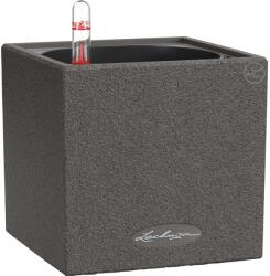 Lechuza Canto Stone 14 kaspó grafitfekete 14 cm x 14 cm