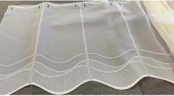  Vitrzásfüggöny V/4917 60 cm magas törtfehér méteráru (39139)