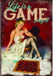 Retro-Gift hűtőmágnes Game pinup 9 cm x 6, 5 cm