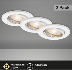 Briloner süllyesztett LED-es lámpa készlet 460 lm 3000 K fehér (7147-036)