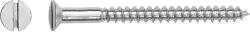  Süllyesztettfejű facsavar egyhornyú fejjel 5 mm x 50 mm 10 darab (486431)