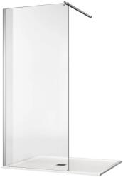  Walk-in zuhanyfal 8 mm-es víztiszta üveg vízlepergető bevonattal 118 cm x 200 cm