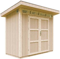 Timbela kerti faház M901A lapostetős alapozott 161 cm x 294 cm