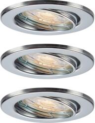  Süllyesztett LED lámpa 86R fém krómszínű 3 darabos készlet EEK: E