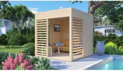 Bertilo kerti lounge pavilon 1 natúr 234 cm x 226 cm FSC