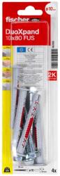 Fischer Rögzítődübel Duoxpand 10 cm x 80 cm hatlap fejű
