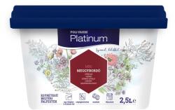 Poli - Farbe Platinum beltéri falfesték diszperziós M80 Meggybordó matt 2, 5 l (30101071)
