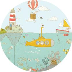 Komar nemszőtt fotótapéta Dot Underwater öntapadó átmérő 125 cm