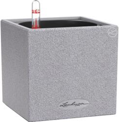 Lechuza Canto Stone 14 kaspó kőszürke 14 cm x 14 cm