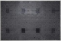  Műfű szőnyeg polipropilén szürke 40 cm x 60 cm (305294)