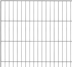  Egyrudas hálós kerítéspanel antracit 75 cm x 200 cm (043319)