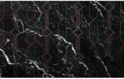Komar nemszőtt fotótapéta Marble Black 400 cm x 250 cm
