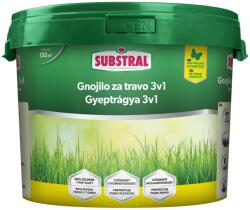 SUBSTRAL 3: 1-ben Gyeptrágya mohaelnyomó és gyomírtó hatással 4, 5 kg