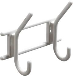 Hettich ruhafogas 2 akasztóval fehér (5966)