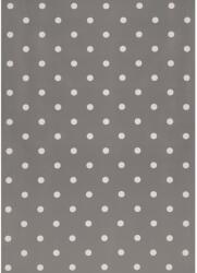 D-C-TABLE Noblessa Luna Joko viaszosvászon asztalterítő antracit 140 cm (F2624025)