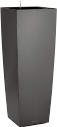 Lechuza Cubico Alto Premium oszlopkaspó 40 cm x 40 cm antracit-metál