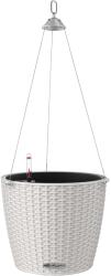 Lechuza Nido Cottage felakasztható kaspó 27 cm átmérő x 23 cm világosszürke