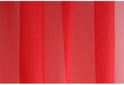  Fényáteresztő voile 11101 300 cm magas piros méteráru (74162)